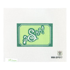 Tilli Tomas Misty Morrow Shh Needlepoint Canvas
