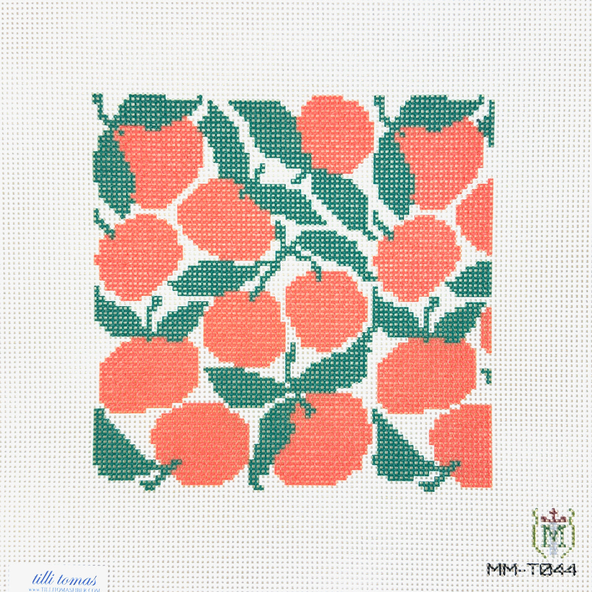 Tilli Tomas Misty Morrow Tangerine Dream Needlepoint Canvas