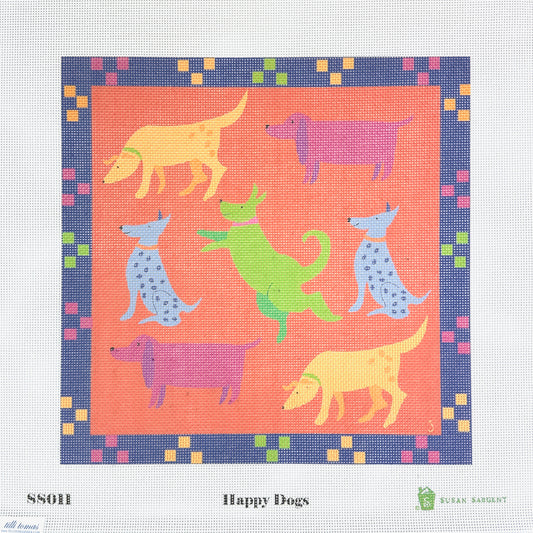 Tilli Tomas Susan Sargent Happy Days Needlepoint Canvas