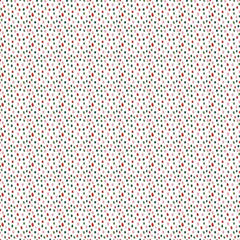Timeless Treasures Here Comes Santa Claws Fabric - White Paintbrush Dots