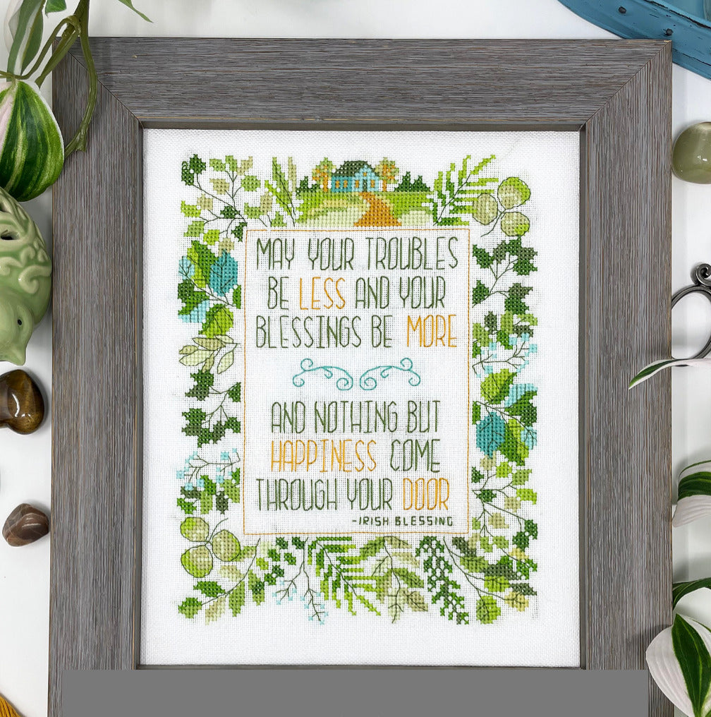 Tiny Modernist An Irish Blessing Cross Stitch Pattern