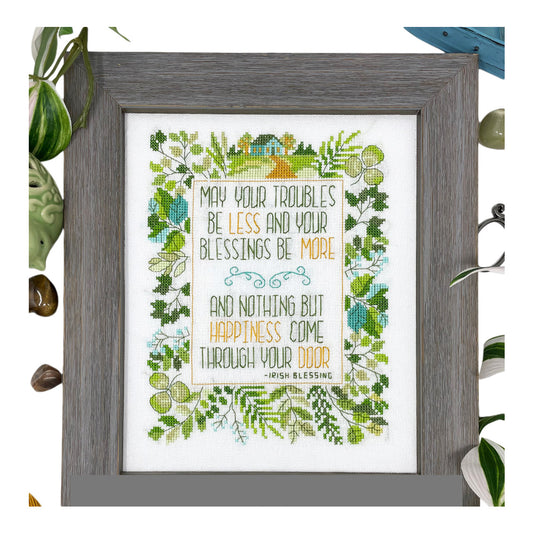 Tiny Modernist An Irish Blessing Cross Stitch Pattern