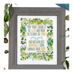 Tiny Modernist An Irish Blessing Cross Stitch Pattern