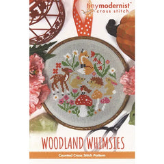 Tiny Modernist Woodland Whimsies Cross Stitch Pattern