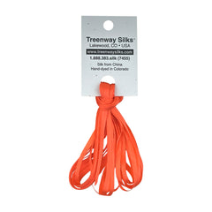 Treenway Silks Ribbon 3.5mm - 0330 Radiant Orange