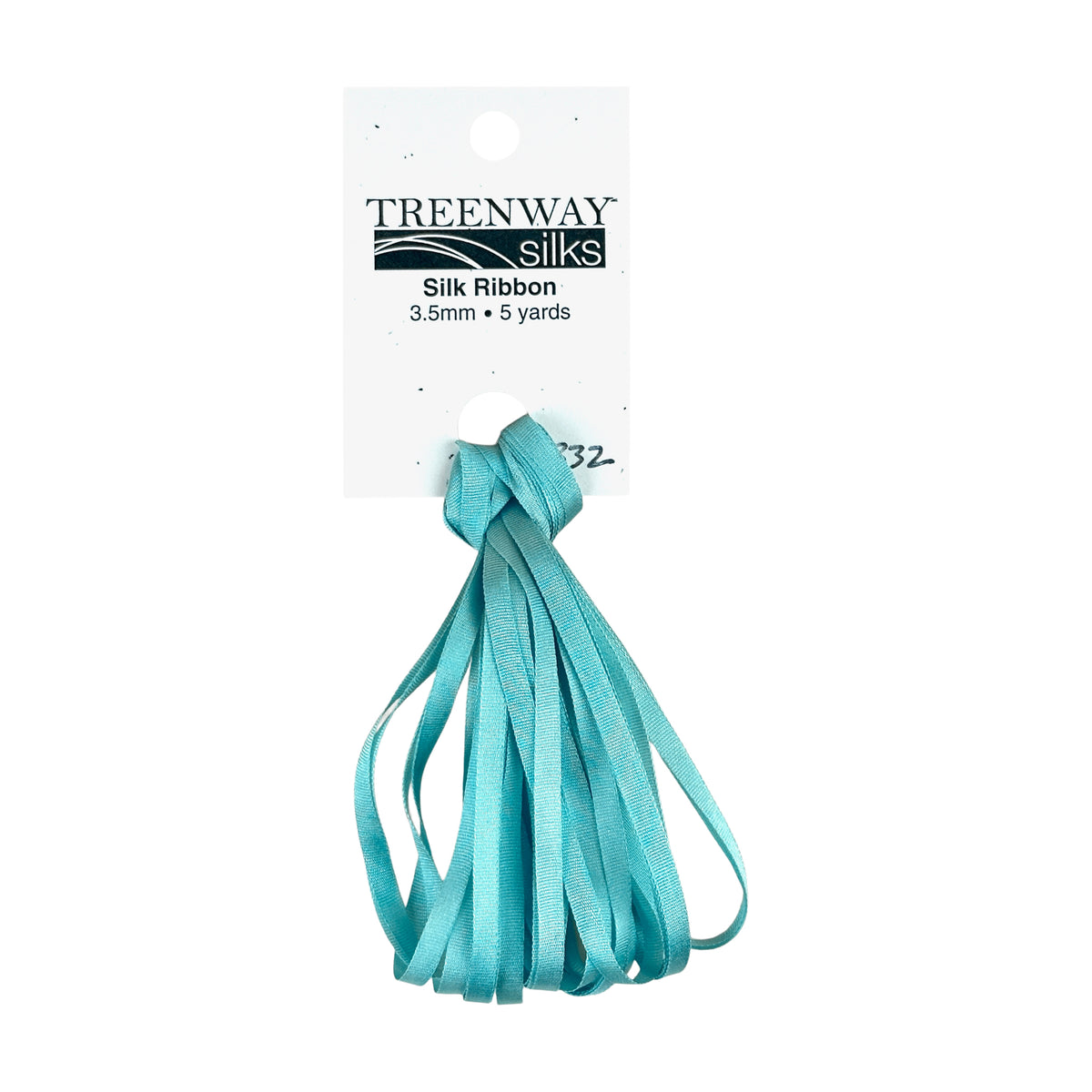 Treenway Silks Ribbon 3.5mm - 0332 Azure Dawn