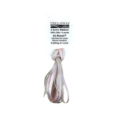 Treenway Silks Ribbon 3.5mm 65 Roses - Falling in Love