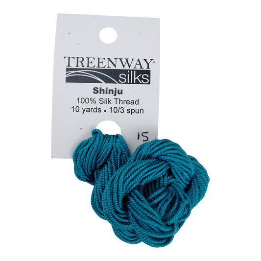 Treenway Silks Shinju - 015 Azure