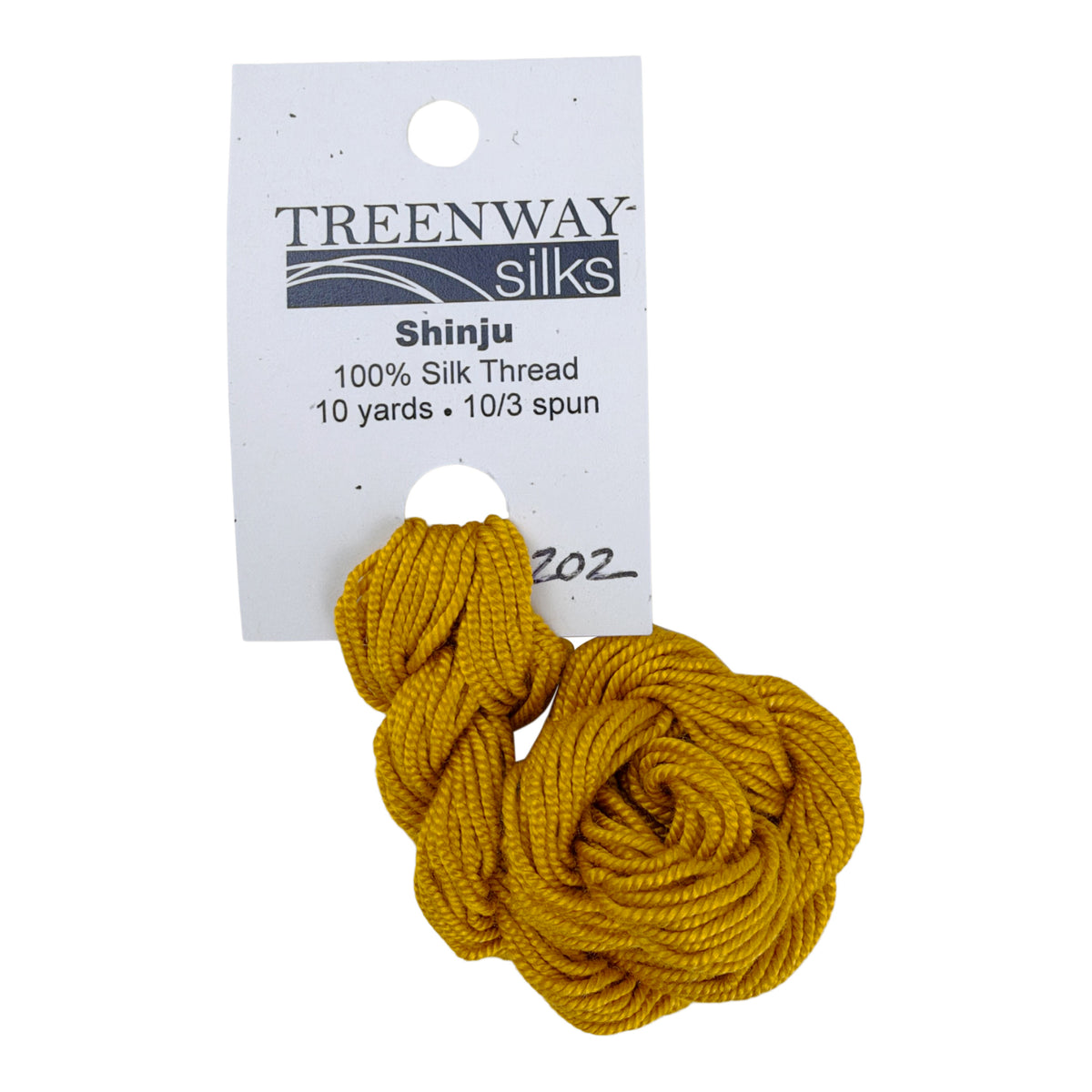 Treenway Silks Shinju - 202 Electric Dijon