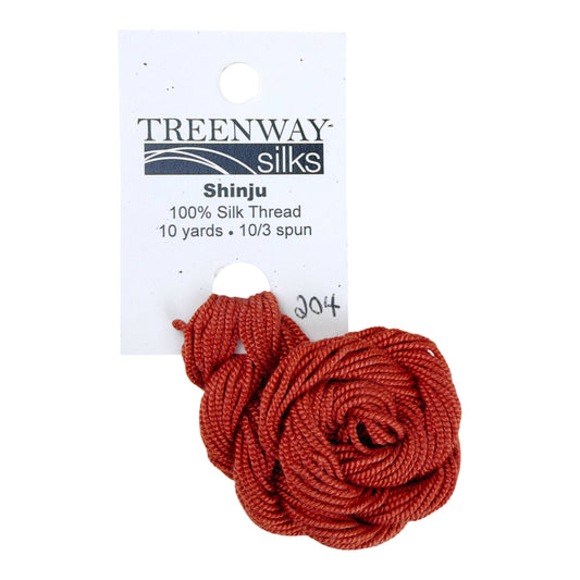 Treenway Silks Shinju - 204 Paprika