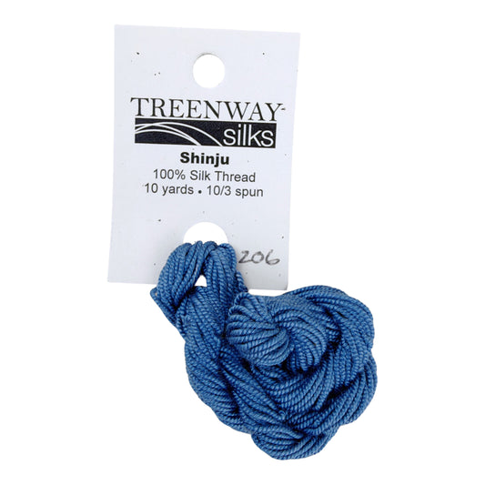 Treenway Silks Shinju - 206 Danish Blue