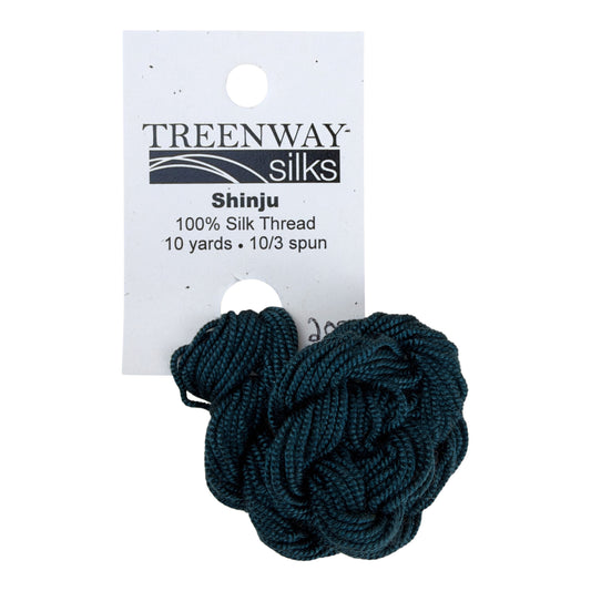 Treenway Silks Shinju - 208 Black Forest