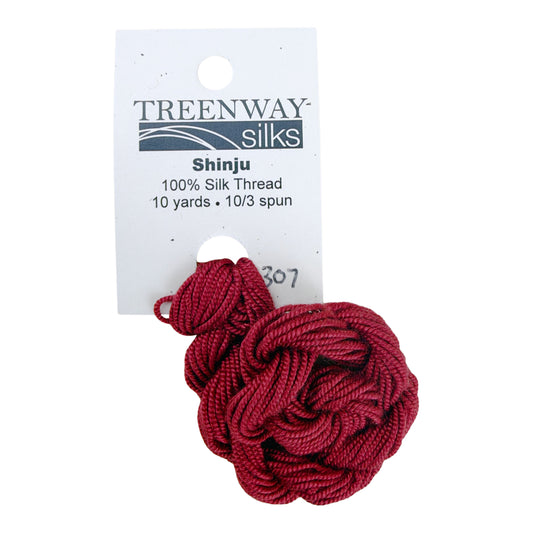 Treenway Silks Shinju - 0307 Jen's Red