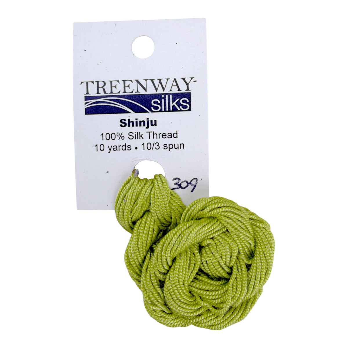 Treenway Silks Shinju - 0309 Apple Green