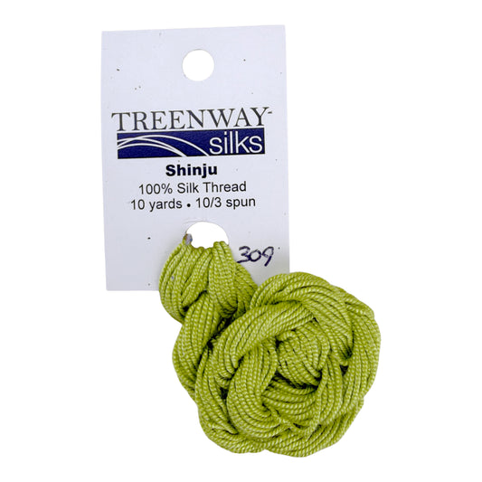 Treenway Silks Shinju - 0309 Apple Green