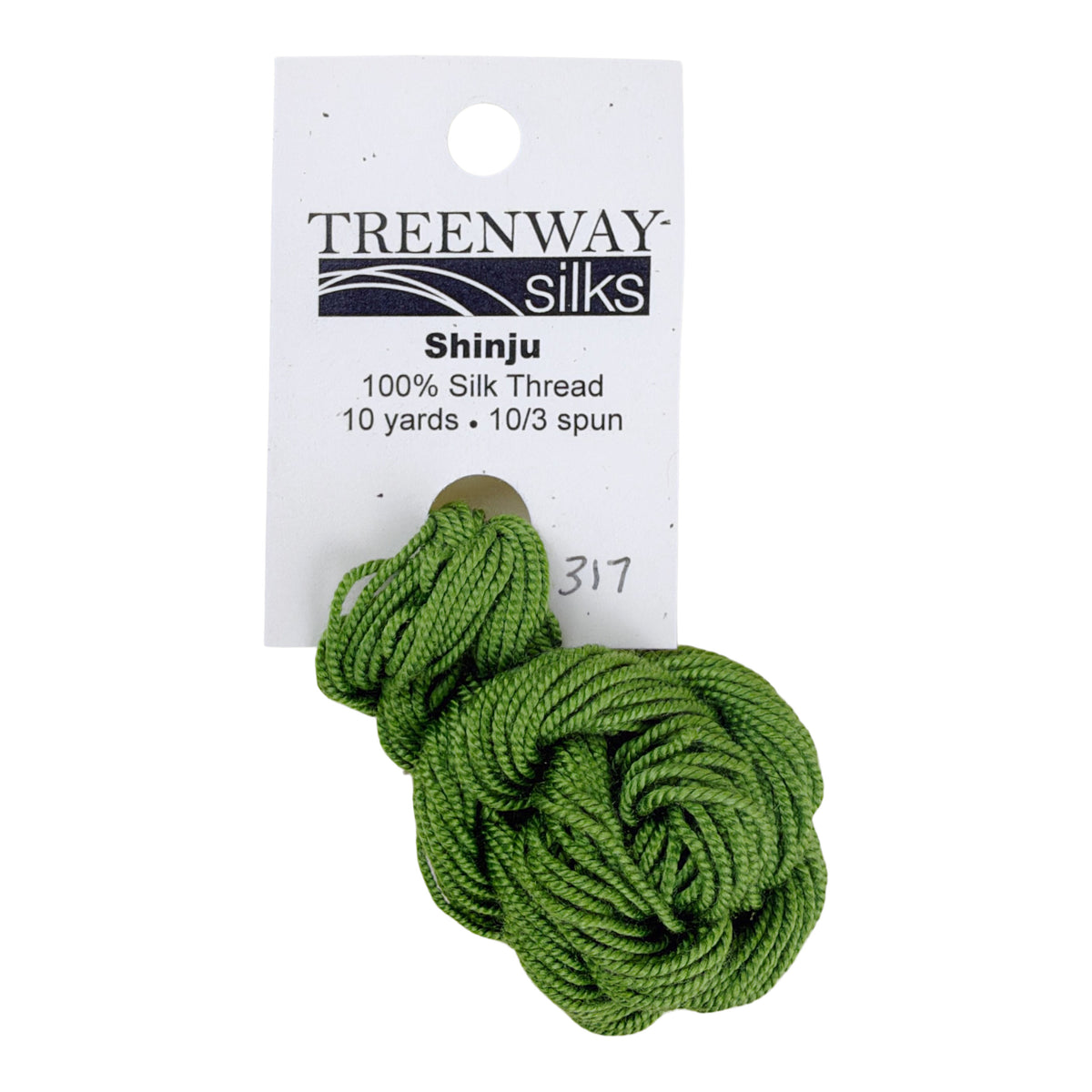 Treenway Silks Shinju - 0317 Green Tourmaline