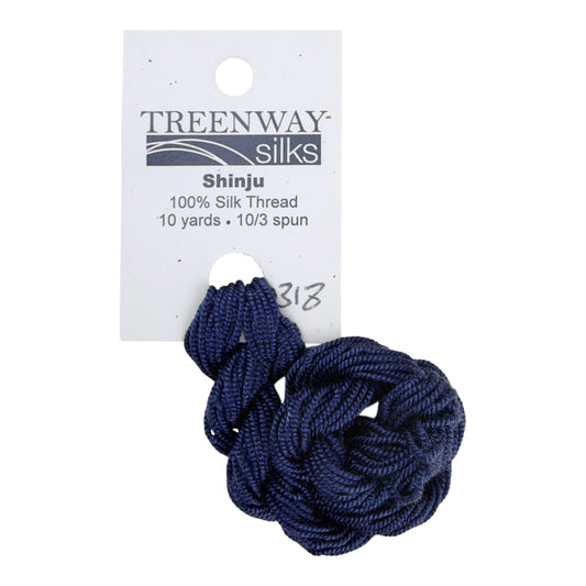 Treenway Silks Shinju - 0318 Dark Blue Jeans