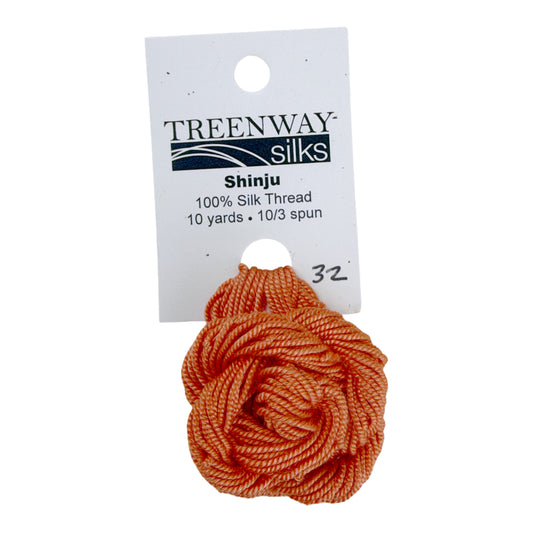 Treenway Silks Shinju - 32 Salmonberry