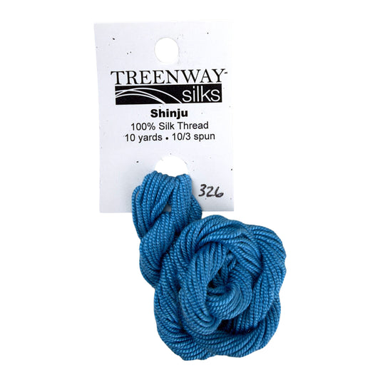 Treenway Silks Shinju - 0326 Turquoise Haze