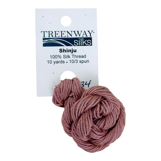 Treenway Silks Shinju - 34 Spiced Cognac
