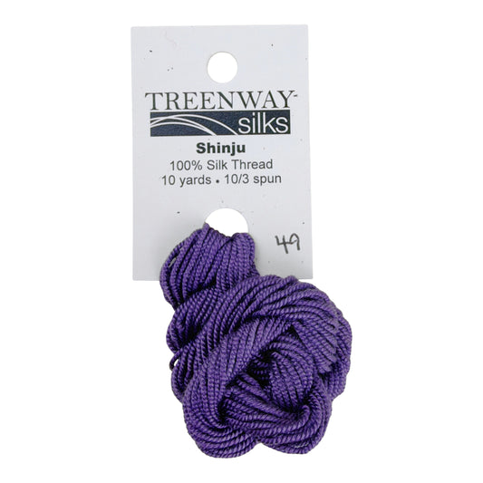 Treenway Silks Shinju - 49 Purple Rain