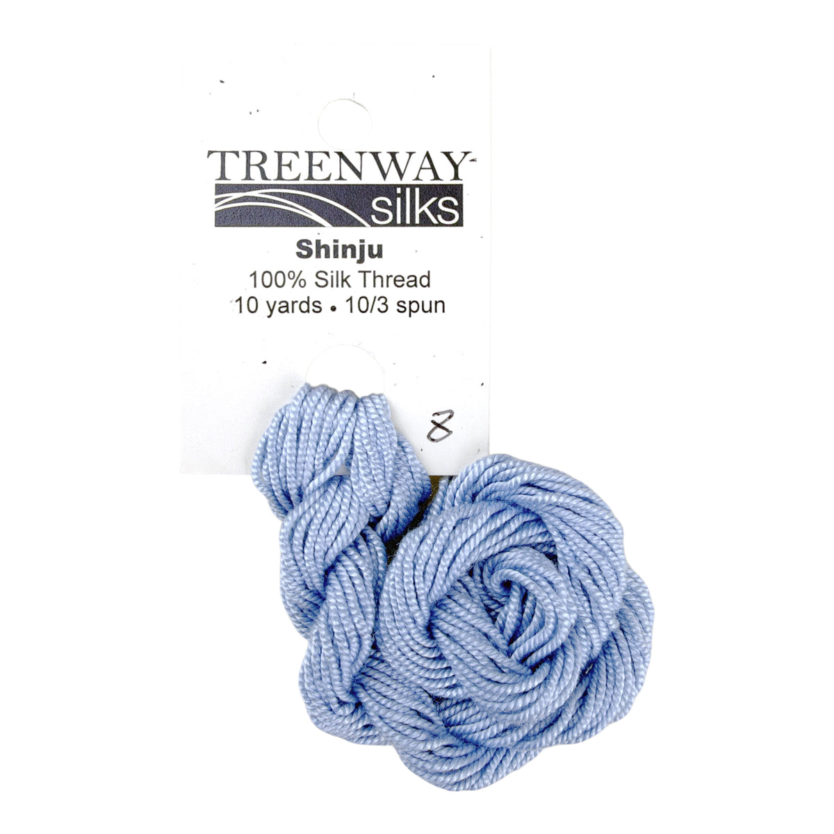Treenway Silks Shinju - 08 Ice Poppy