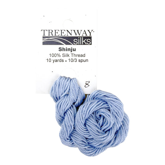 Treenway Silks Shinju - 08 Ice Poppy