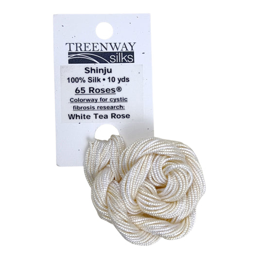 Treenway Silks Shinju -  White Tea Rose