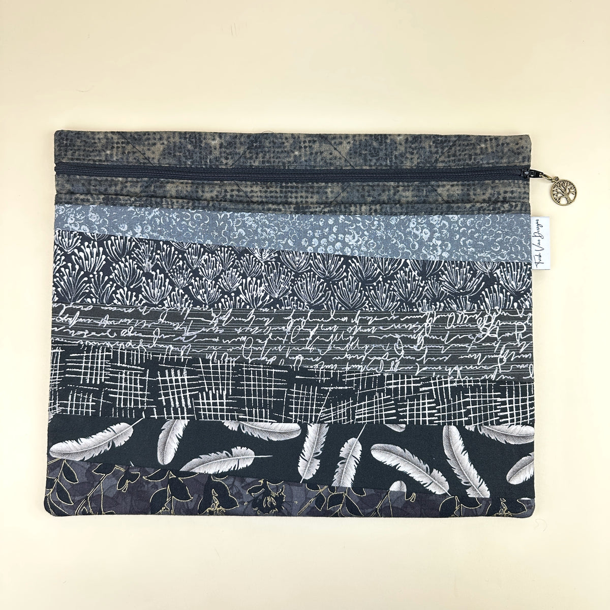 Trish Vine Designs Portfolio Project Bag - Black