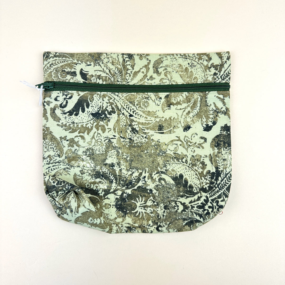 Trish Vine Designs Project Bag - Green Paisley