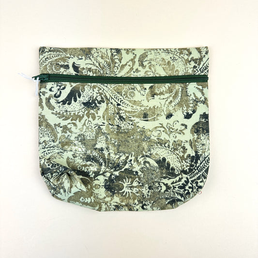 Trish Vine Designs Project Bag - Green Paisley