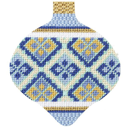 Needlepoint To Go Tuscan Bauble - Florence Needlepoint Canvas
