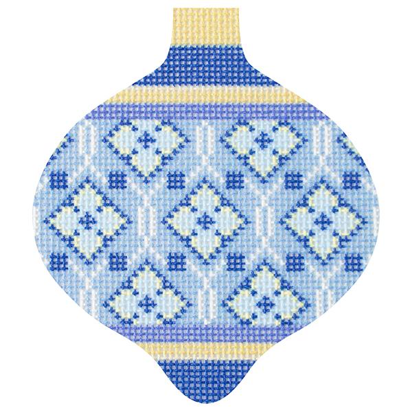 Needlepoint To Go Tuscan Bauble - Lucca Needlepoint Canvas