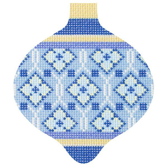 Needlepoint To Go Tuscan Bauble - Lucca Needlepoint Canvas