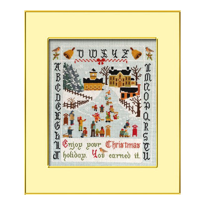 Twin Peak Primitives Christmas Break Cross Stitch Pattern
