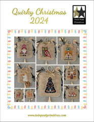 Twin Peaks Primitives Quirky Christmas 2024 Cross Stitch Pattern