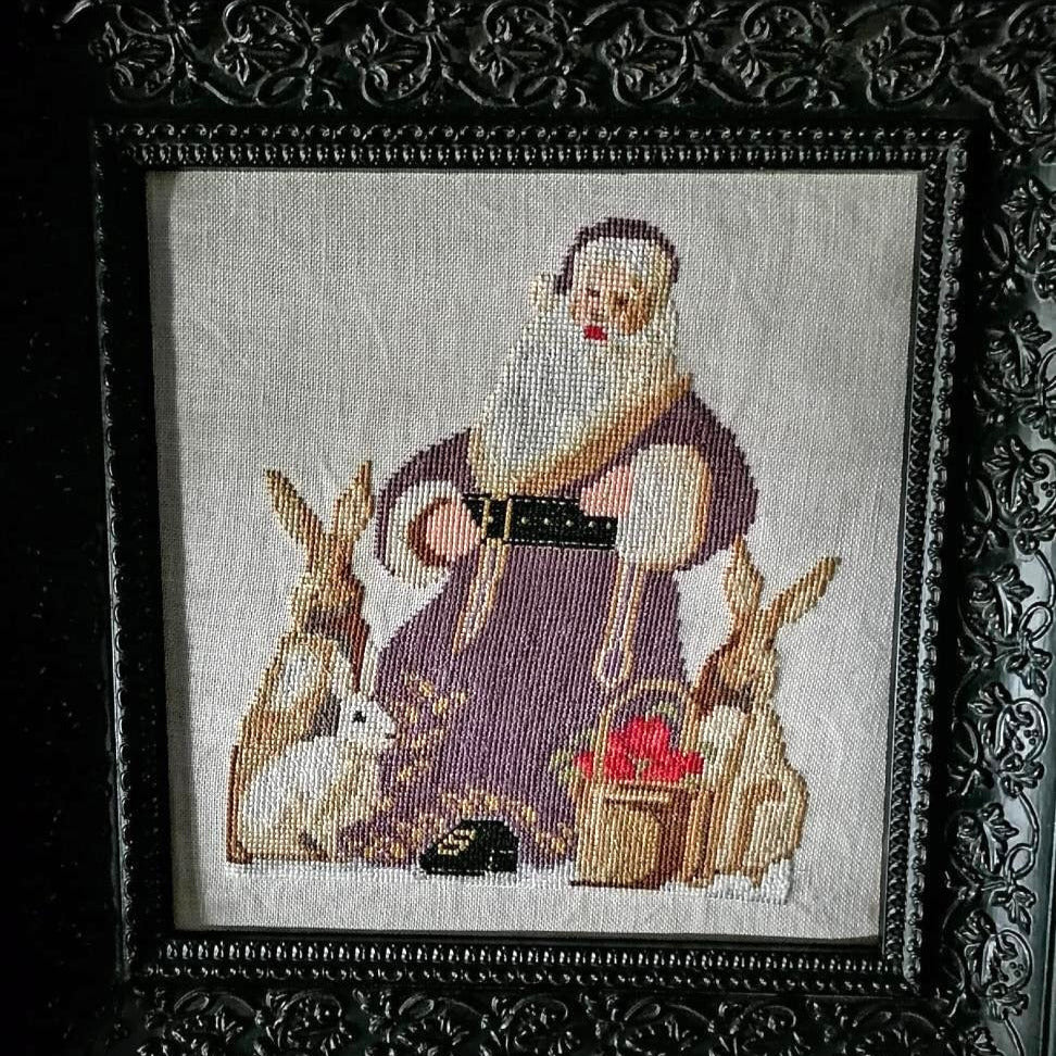 Twin Peaks Primitives Santa 2025 Cross Stitch Pattern