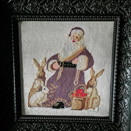 Twin Peaks Primitives Santa 2025 Cross Stitch Pattern