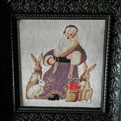 Twin Peaks Primitives Santa 2025 Cross Stitch Pattern