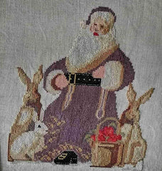 Twin Peaks Primitives Santa 2025 Cross Stitch Pattern