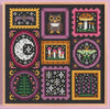 Una Buena Pieza Mini Frames Night Cross Stitch Pattern