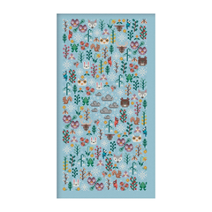 Una Buena Pieza Snow Garden Cross Stitch Pattern