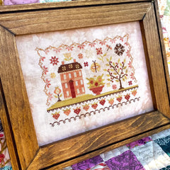 Blueberry Ridge Designs House on Strawberry Hill Cross Stitch Pattern