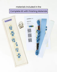Unwind Studio Blueberries Key Fob Needlepoint Kit