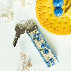 Unwind Studio Blueberries Key Fob Needlepoint Kit
