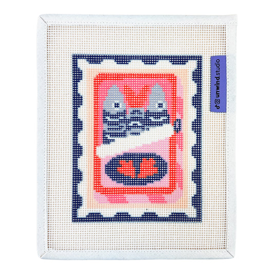 Unwind Studio Can of Sardines Needlepoint Canvas