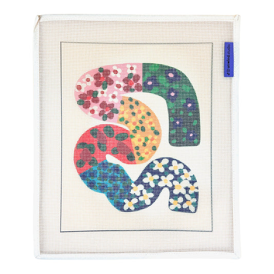 Unwind Studio Melanie Macilwain Sunflower Needlepoint Canvas