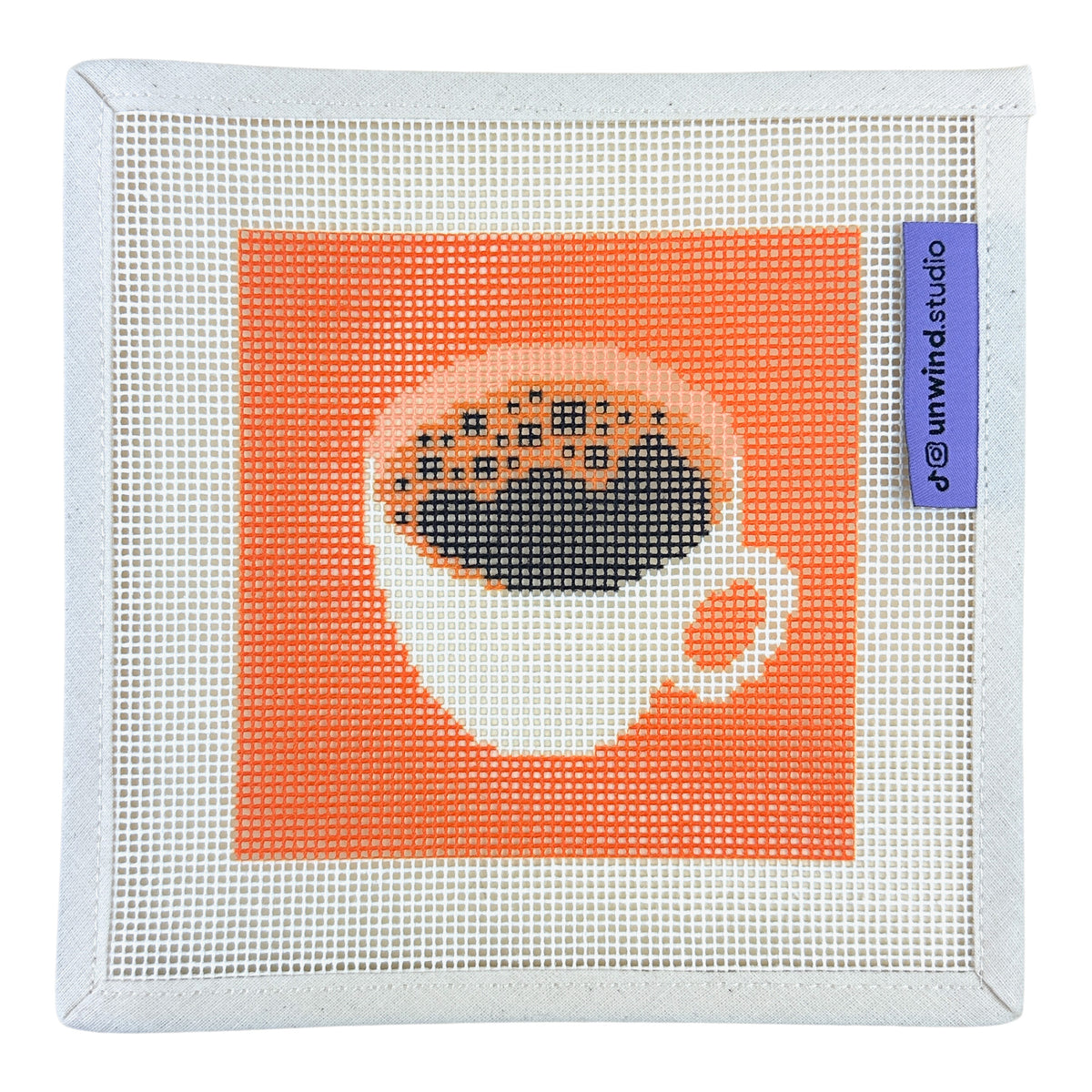 Unwind Studio Coffee Needlepoint Canvas