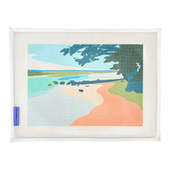 Unwind Studio Elizabeth Lang Pink Sands Needlepoint Canvas