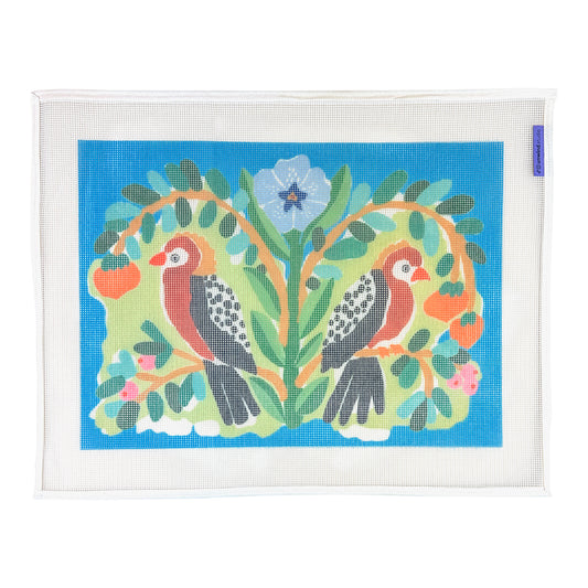 Unwind Studio Esther Sandler Birds of A Feather Needlepoint Canvas